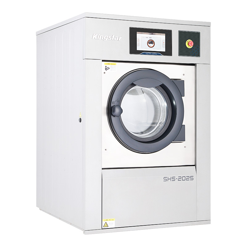 Os extratores automáticos de arruela automática de 25 kg estão equipados com medidas de proteção de segurança, como fluxo anti-overflow e vazamento anti-elétrico?