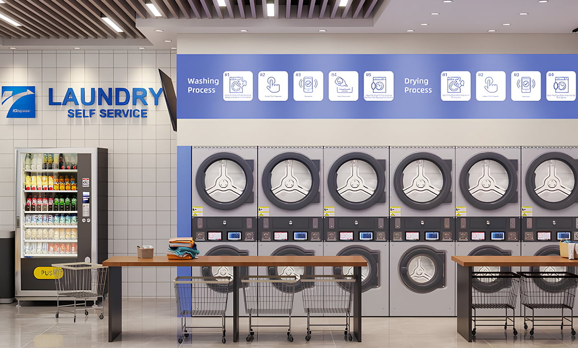 A tecnologia inteligente realmente transformou a indústria de máquinas de lavar industriais?