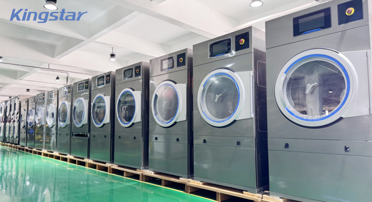 Qual é a eficiência energética das máquinas de lavar comerciais?